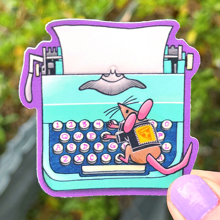 Writer Rat Sticker