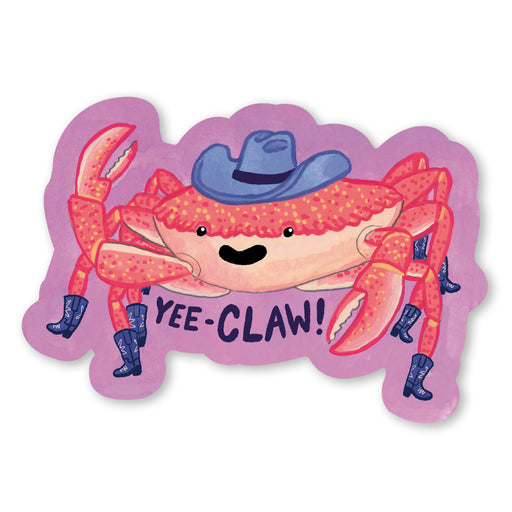 Crab Cowboy Sticker