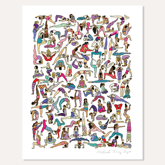 Yoga Babes Print