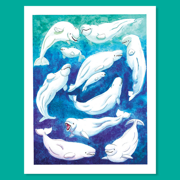Beluga Depths Print