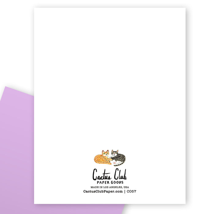 Cat Clutter Card