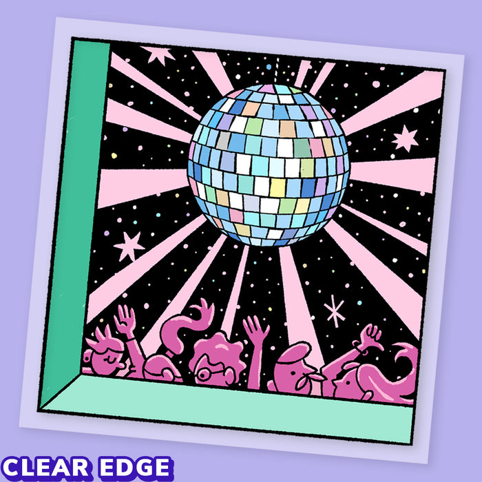 Disco Window Sticker