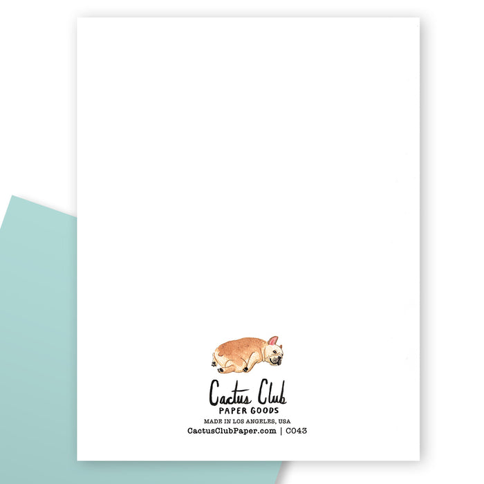 French Bulldog Card