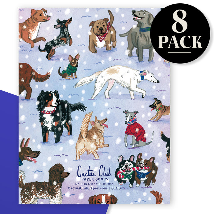 Holiday Dogs Card Box