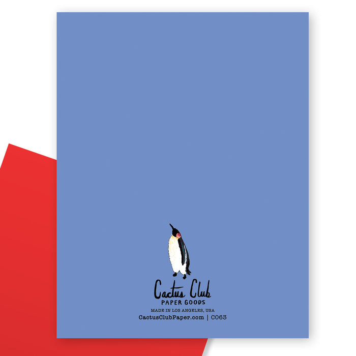 Holiday Penguins Card