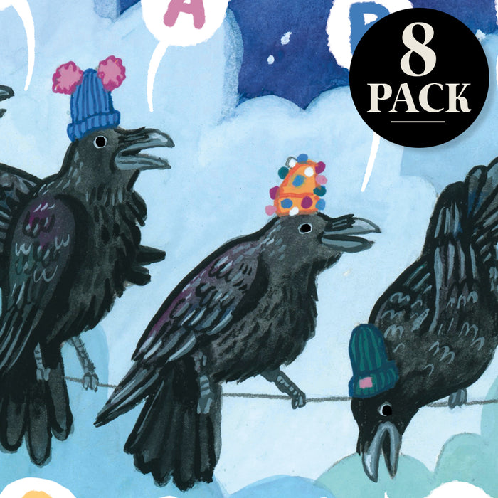 Holiday Ravens Card Box