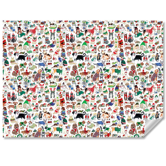 Holiday Pets Wrapping Sheets