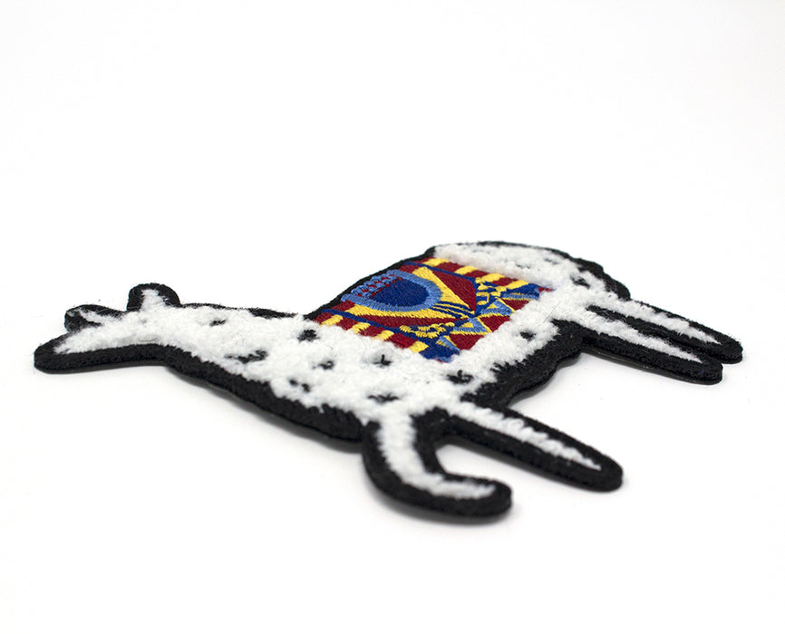 Fuzzy Llama Iron-On Patch