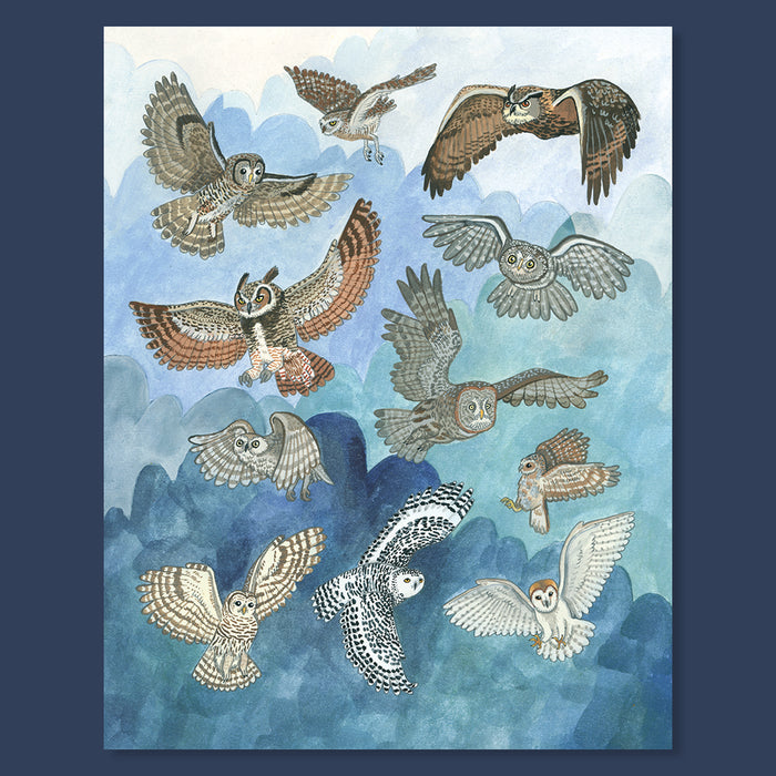Owl Hootenanny Print