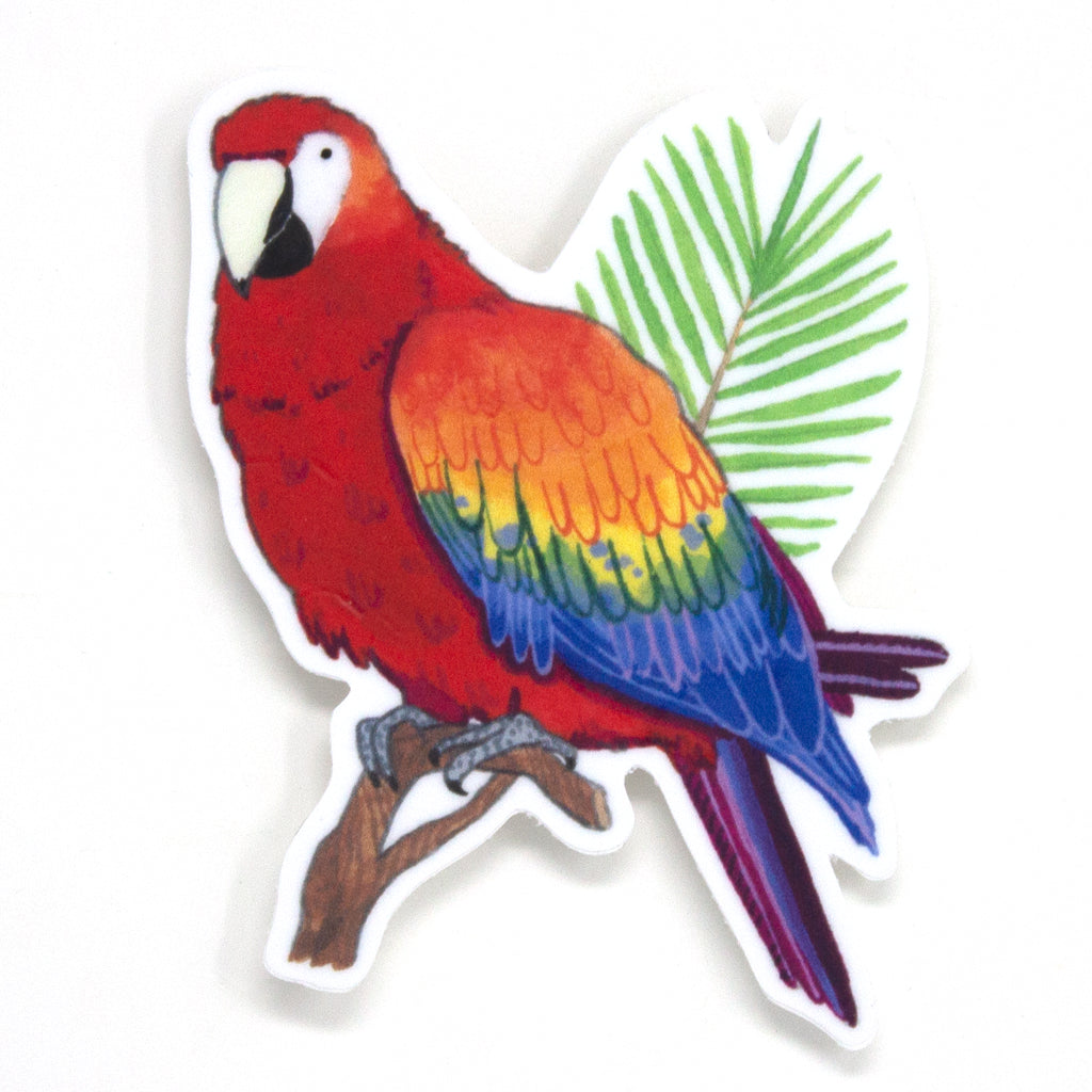 Parrot Sticker by Party Mouse Studio