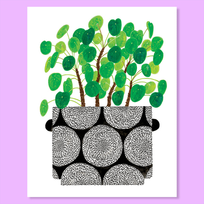 Pilea Plant Print
