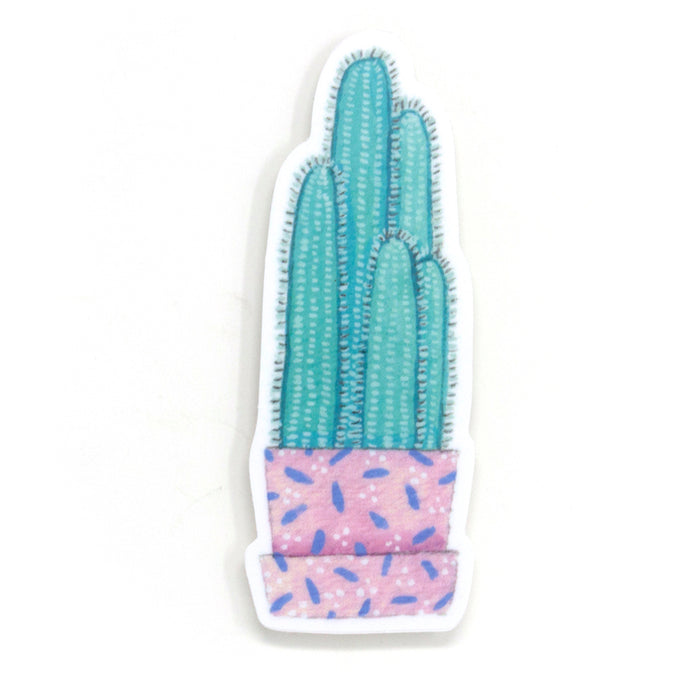 Pink Cactus Sticker