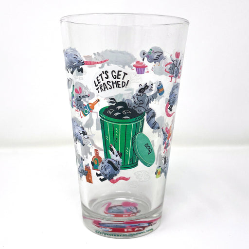 Vermin Pint Glass by Aaron Leck