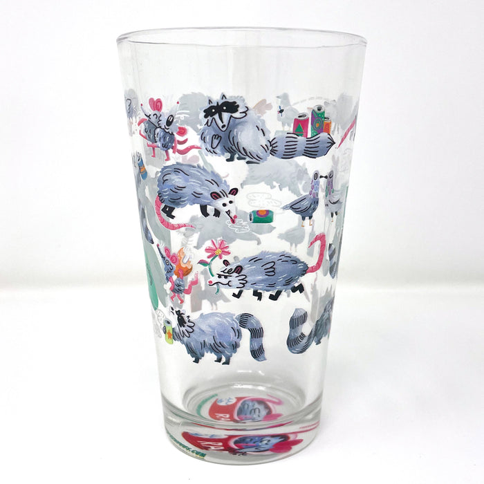 Vermin Pint Glass by Aaron Leck