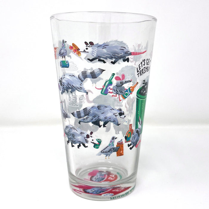 Vermin Pint Glass by Aaron Leck