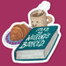 Book and Coffee Sticker