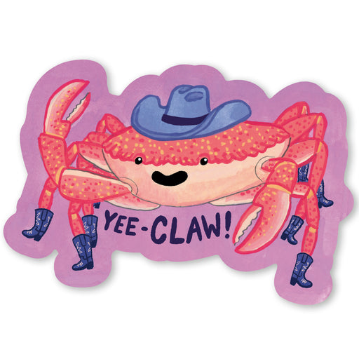 Crab Cowboy Sticker