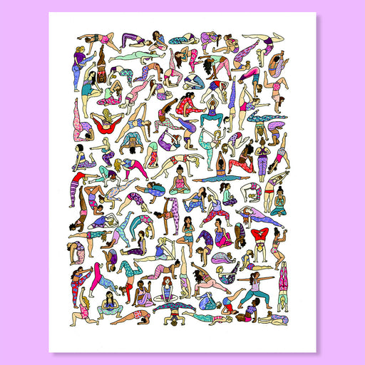 Yoga Art Print by Melinda Tracy Boyce