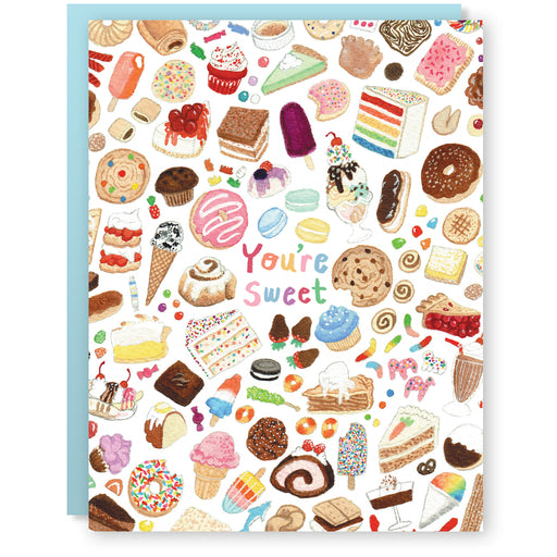 Thank You Card of Dessert